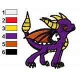 Conceited Spyro Embroidery Design